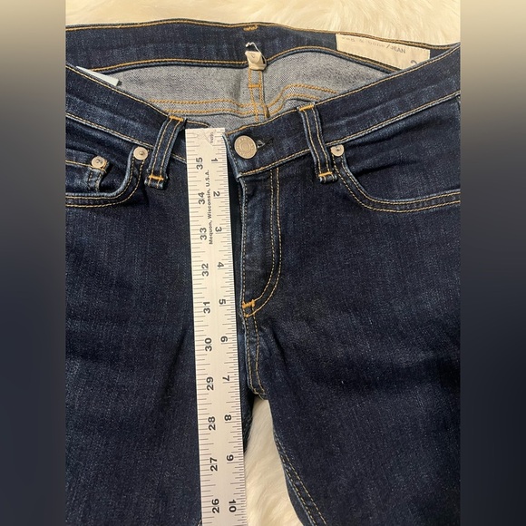 Rag and Bone Capri Dark wash Jeans size 26 great condition - Picture 10 of 11